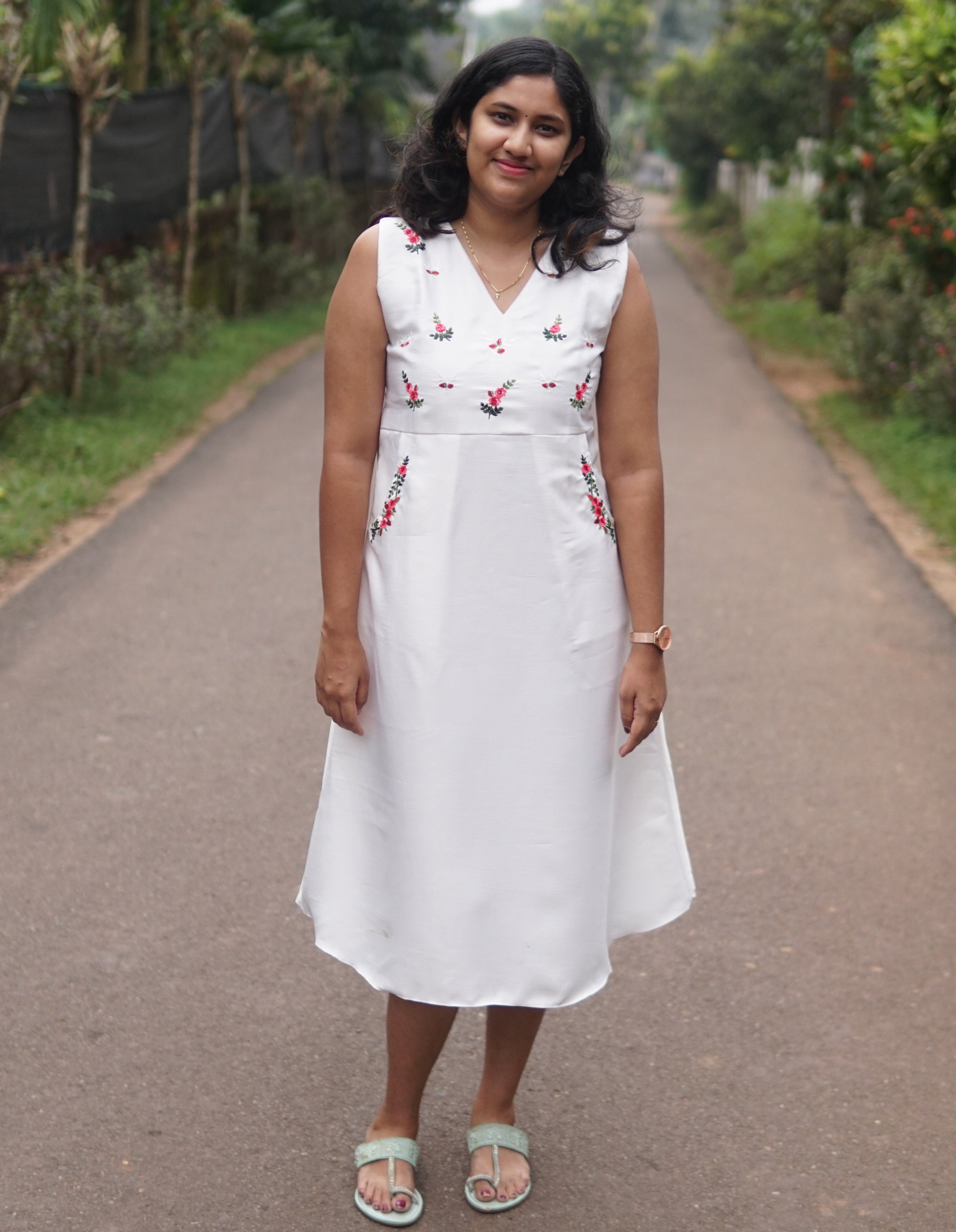Christmas special A Line dress with pockets