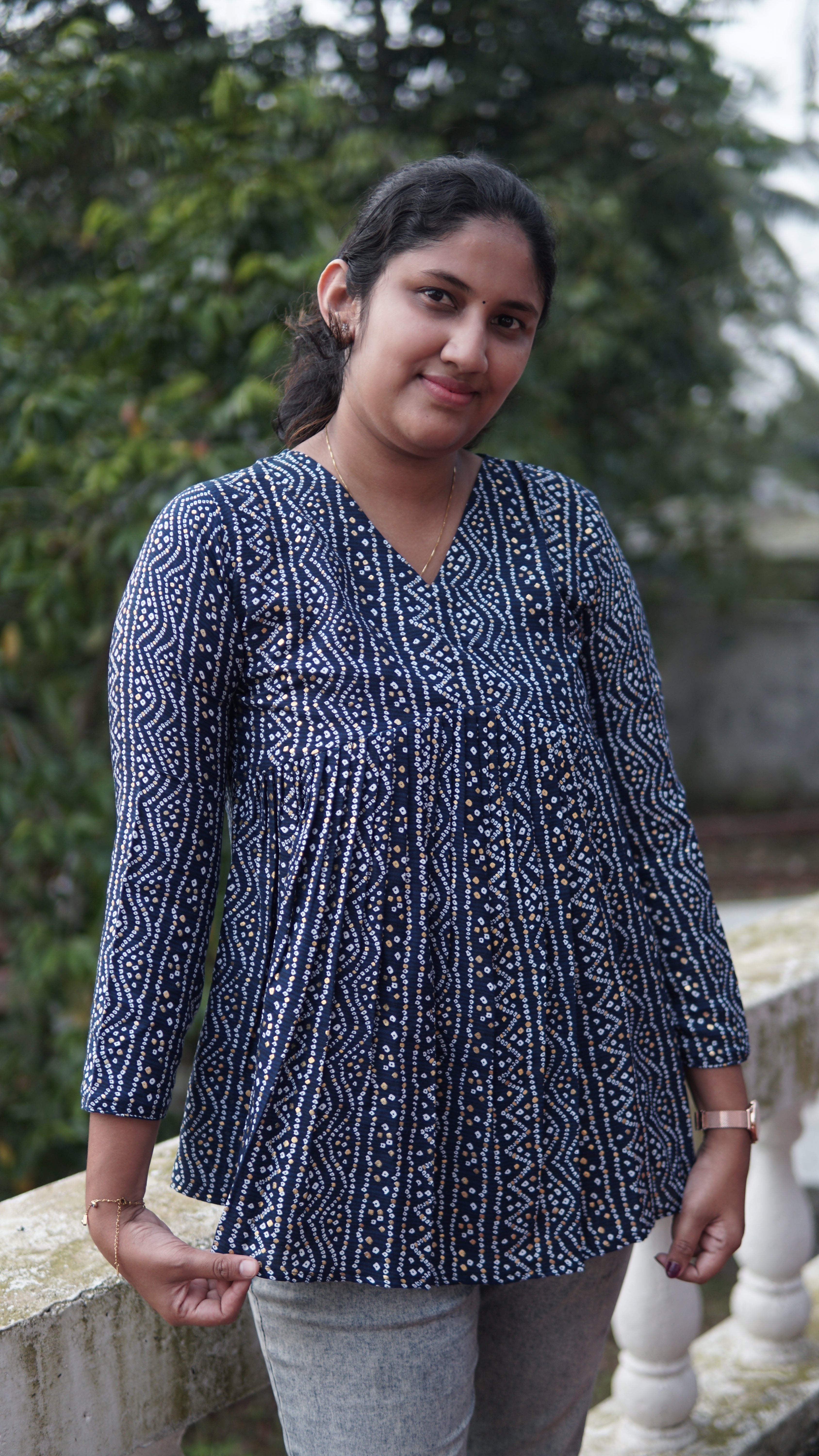 Cotton Relaxed Peplum Tops